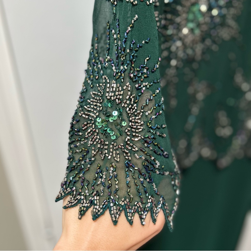 🛑SOLD🛑 J Kara women’s long beaded formal dress - NWT Size 10 - Picture 8 of 14